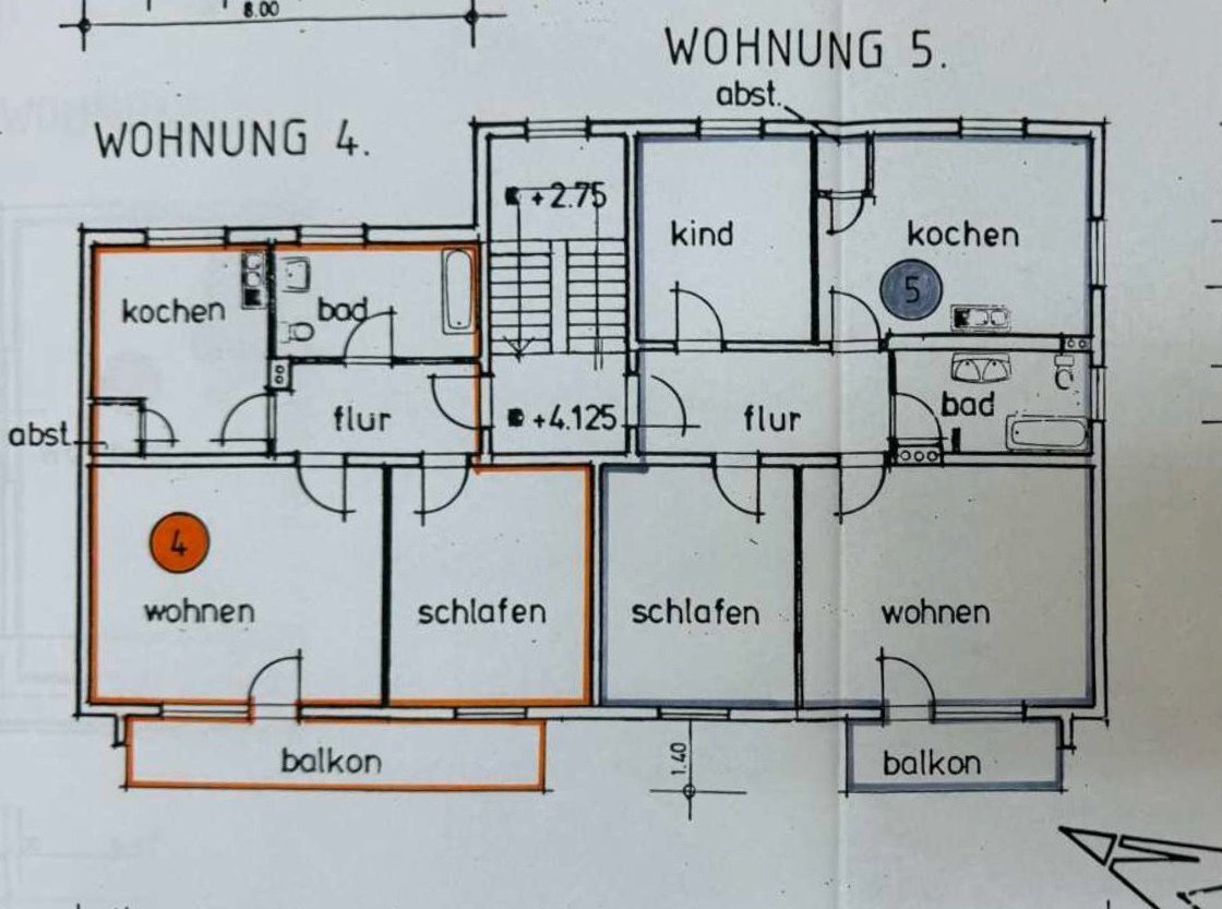 Grundriss Obergeschoss