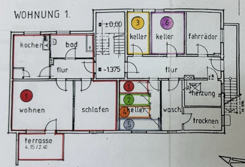 Grundriss Untergeschoss